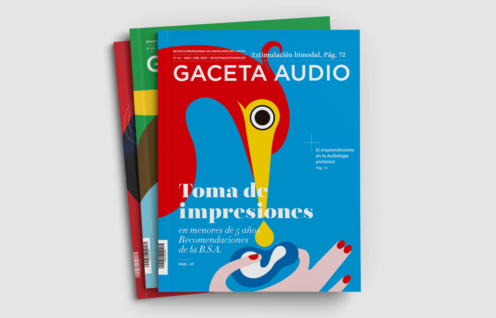 Revista Gaceta Audio. Diseñador Alejandro Lopez. CGCOO.es