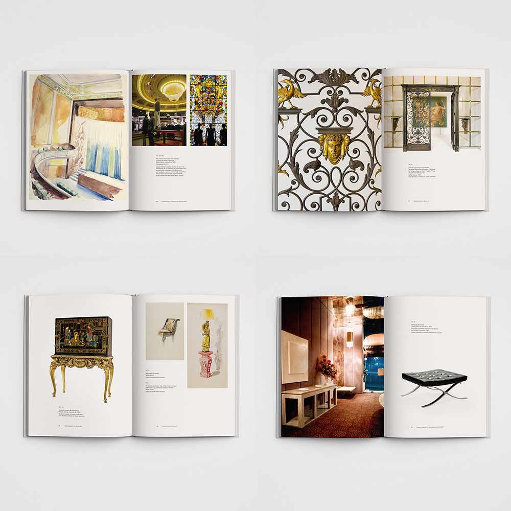Diseño del Catálogo del decorador Rafael García en el Museo de Artes Decorativas de Madrid.