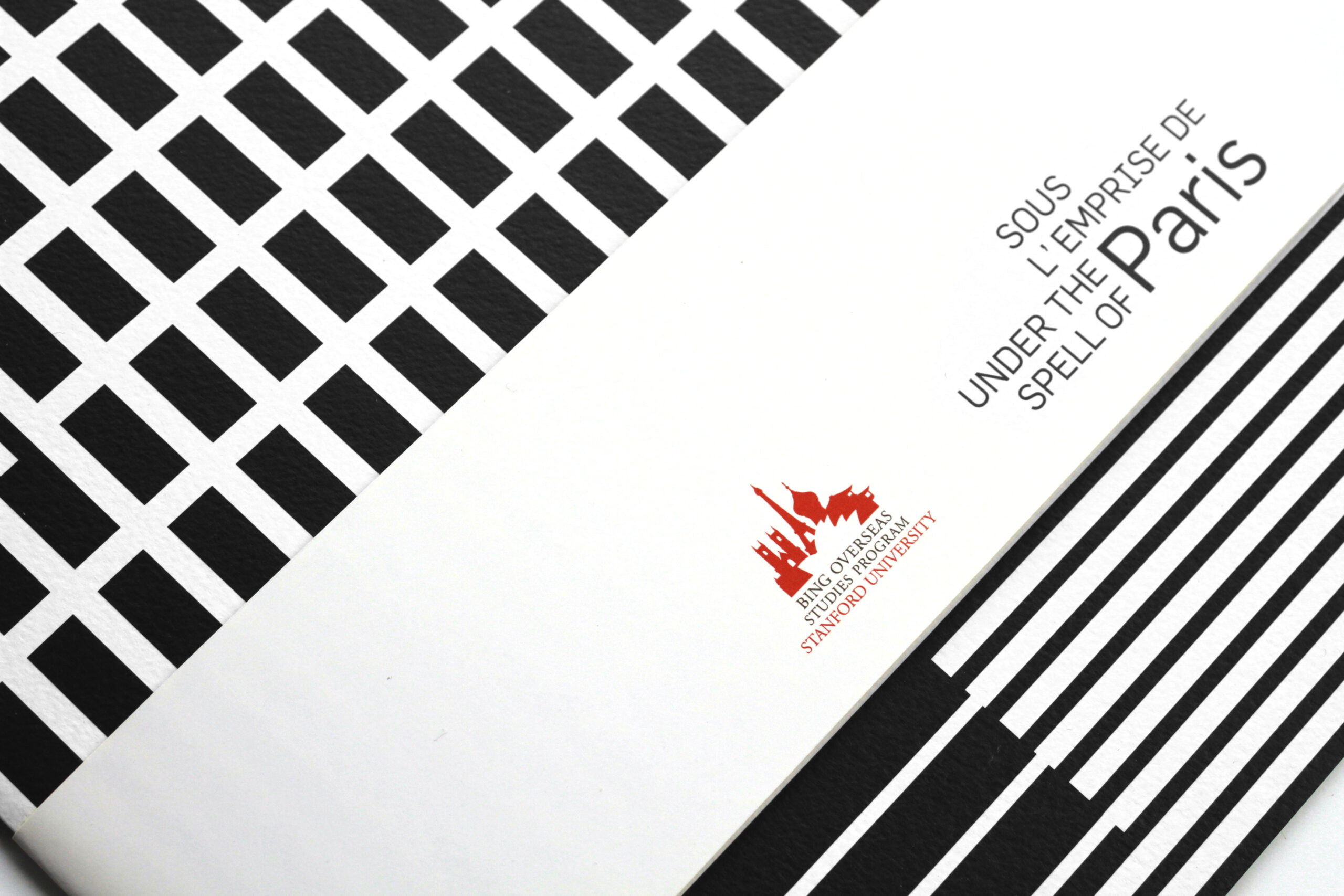 Stanford University. Bing Overseas Studies Program. Diseño del folleto.