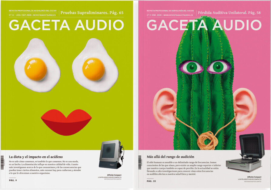 Revista Gaceta Audio, diseño de portada Alejandro Lopez.